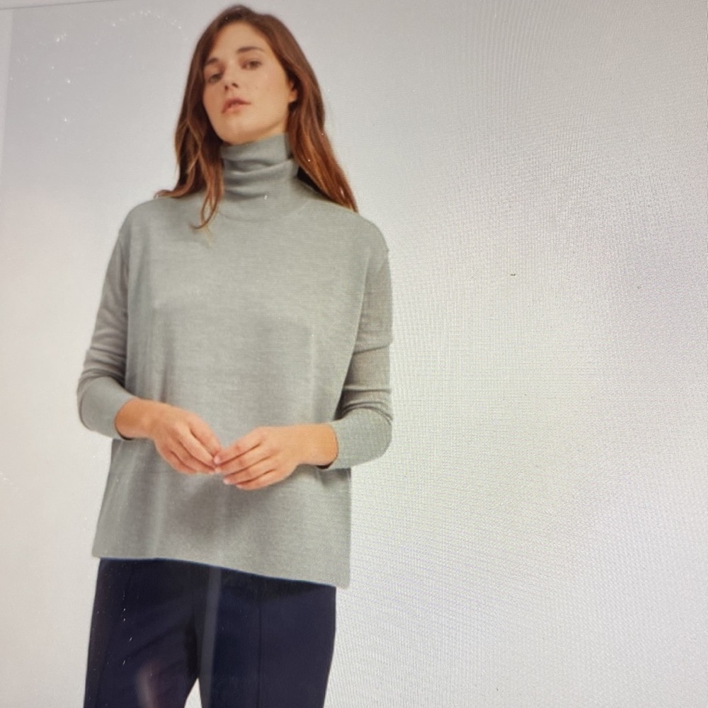 Everlane The Lux Wool Square black turtleneck no longer available/keeping - Picture 1 of 9